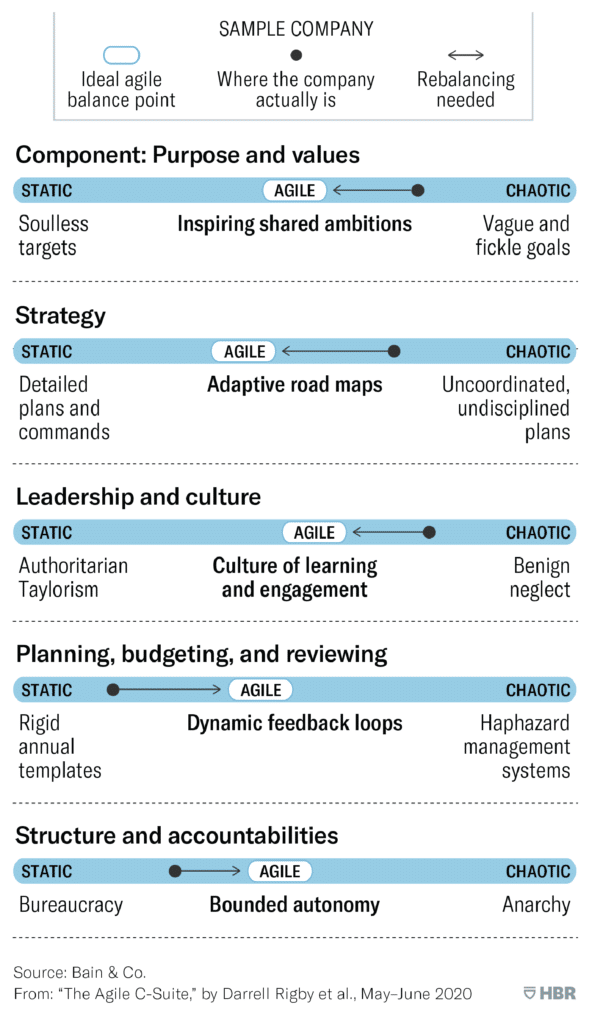 Model in HBR article “The Agile C-Suite"