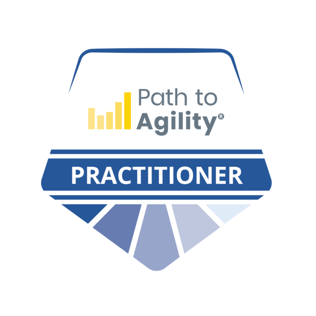 Path to Agility Practitioner certification badge