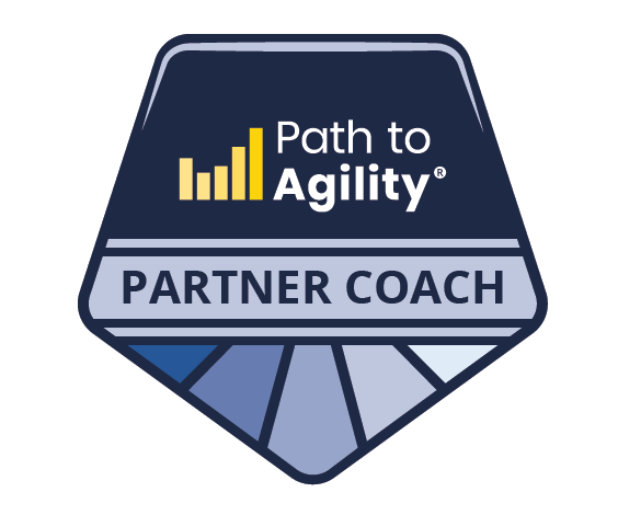 An image of the Path to Agility Partner Coach badge.