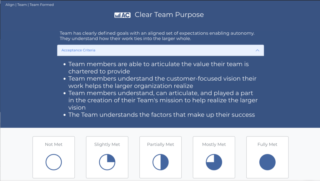 Agile Capabilities poll in an Agile Assessment