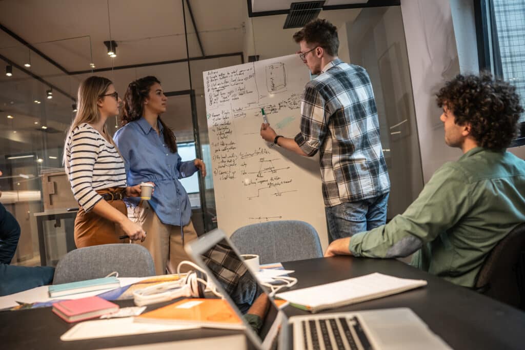 group-of-engineers-having-a-presentation-on-agile