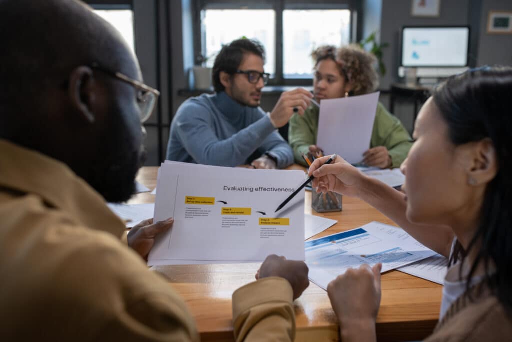 Discussion on working points amongst colleagues